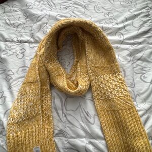 Yellow Knit Scarf